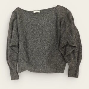 Aritzia Boatneck Gray Wool/Cashmere Women's Sweater